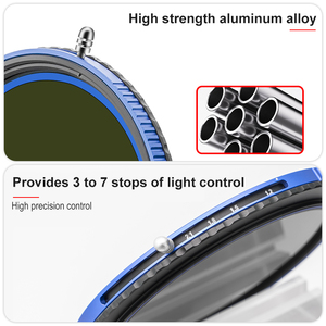 Factory OEM Variable <strong>ND</strong> <strong>Filter</strong> ND8-ND128&amp;CPL <strong>Filter</strong> ND2-400 &amp; ND8-2000 <strong>Filter</strong> with Camera <strong>Filter</strong> - Product Image 6