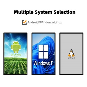 Wifi ANDROID 4K quảng cáo kỹ thuật số biển 49 55 65 75 86 ''lcd Màn hình hiển thị thông minh <span class=keywords><strong>TV</strong></span> tường Board rk3568 CMS Áp phích kỹ thuật số - Product Image 5