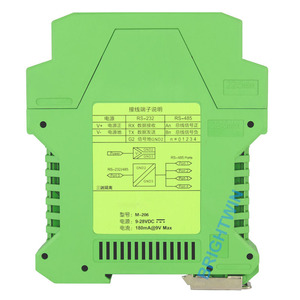 DIN Rail Isolated Intelligent 12 Nodes RS232 <strong>RS485</strong> to 4-channel <strong>RS485</strong> Hub Allocator <strong>Module</strong> - Product Image 1