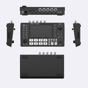 Conmutador mezclador de video en vivo 5CH 4K Mini con entradas 5CH HD MI/SDI, salida dual de control PTZ para transmisión multicámara y videocast - Product Image 5