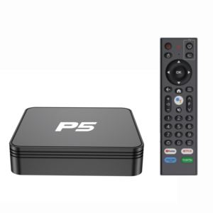กล่องรับสัญญาณทีวี4K พร้อมรีโมท, กล่องรับสัญญาณ P5เครือข่าย WiFi แบบคู่แอนดรอยด์10 tvbox