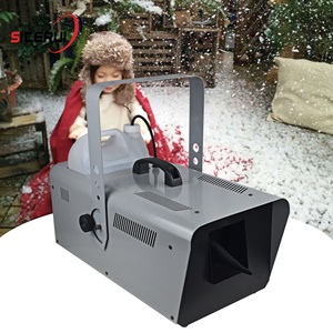 SITERUI <strong>Functional</strong> 1500w Snow Machine and Make Snowflake Machine with Wire <strong>Control</strong> for Exhibition and Kids'party - Product Image 1