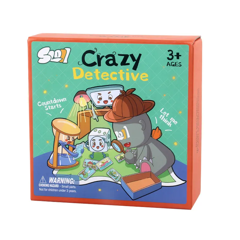 クレイジーリトル探偵楽しいカードゲームセットおもちゃパーティーインタラクティブゲーム小道具教育玩具親子インタラクティブおもちゃ