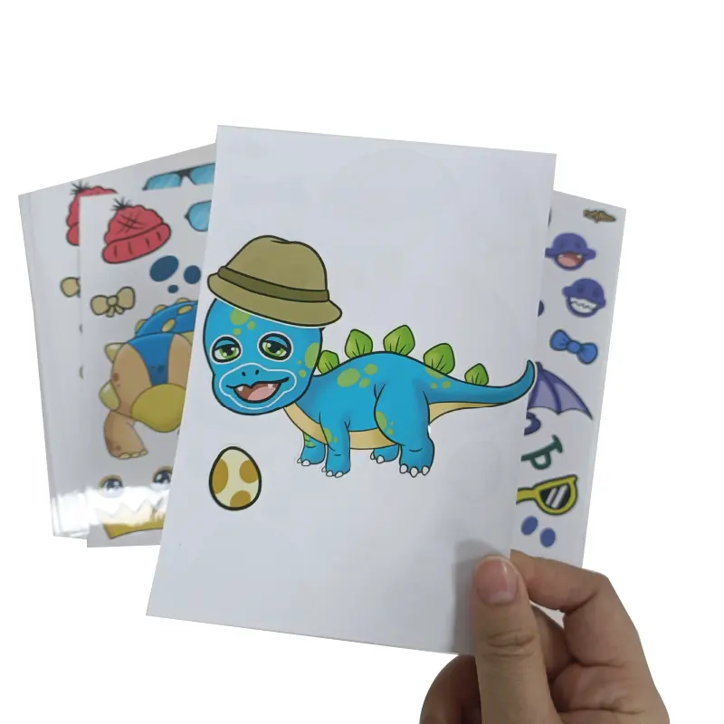 Hete Verkoop Zelfklevende Kiss Cut Sticker Milieuvriendelijke Artpaper Label Custom Print Stickers Voor Kinderen