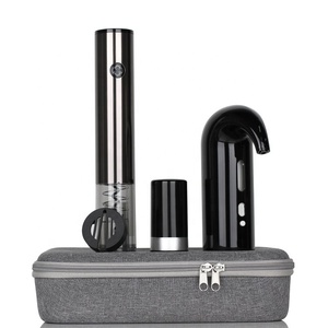 畅销趋势产品智能电子酒吧配件工具包开瓶器充气节电器礼品套装