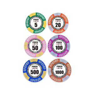 YH Casino kullanılan profesyonel yuvarlak naylon Poker cips özel yapışkan