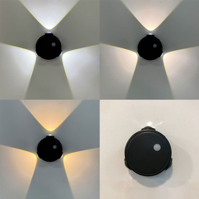 Yeux de chat noirs à trois têtes - tricolore