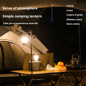 Portable Multiple <strong>Light</strong> <strong>Sources</strong> Camping <strong>Light</strong> Type C USB Rechargeable Travel Hiking Outdoor Emergency LED Tent Camping Lantern - Product Image 6
