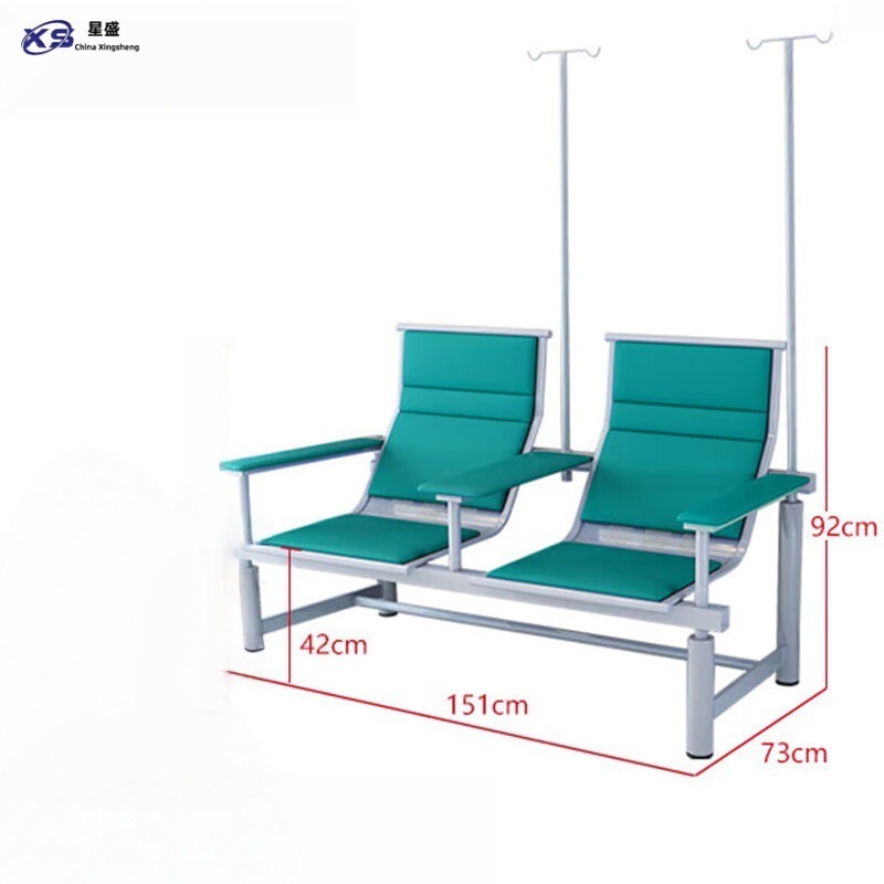 Poteau IV vert biplace