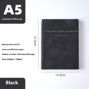 Müşteri bilgileri kayıt kılavuzu arşiv kayıt defteri A5 notebook ve kültür yönetimi için - Product Image 6