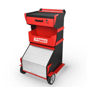 GATmatic重型钢铁车库工具组滚动拉杆箱带抽屉盒储物柜定制OEM支持 - Product Image 1
