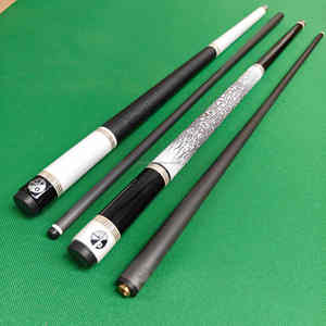 HCTQ profesyonel yüksek teknoloji Lychee doku deri karbon Fiber bilardo havuz Cue With12.5mm İpucu