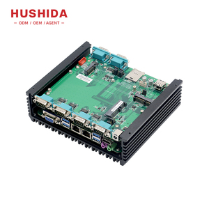 Linux-ordenador Industrial sin ventilador Ubuntu IOT, servidor 1U J1900 I3 I5 I7 X86, 2 Ethernet integrado, Mini Pc, Canal WIFI SSD - Product Image 1