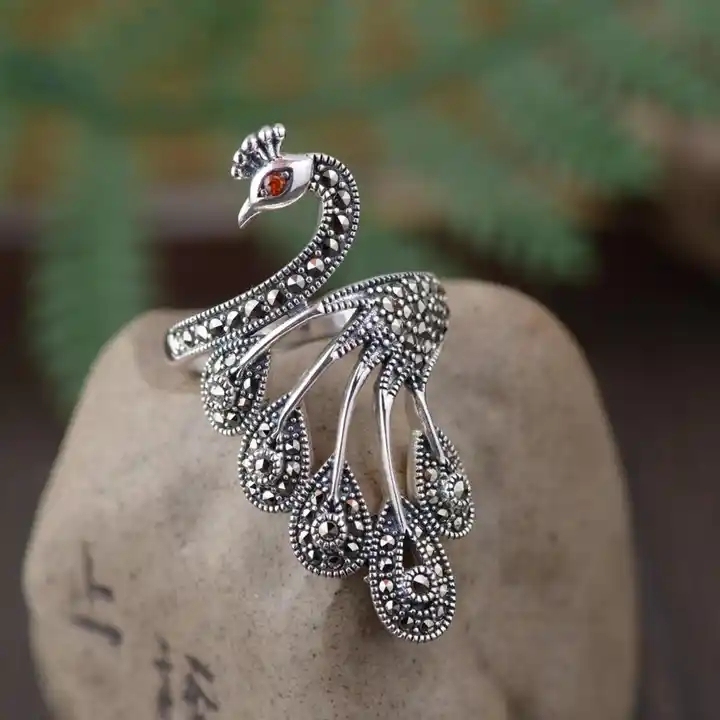 bague paon 7