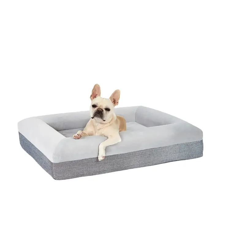 Pet Supplies Lavável à máquina impermeável Inner Egg Crate Foam Orthopedic Medium Dog Bed