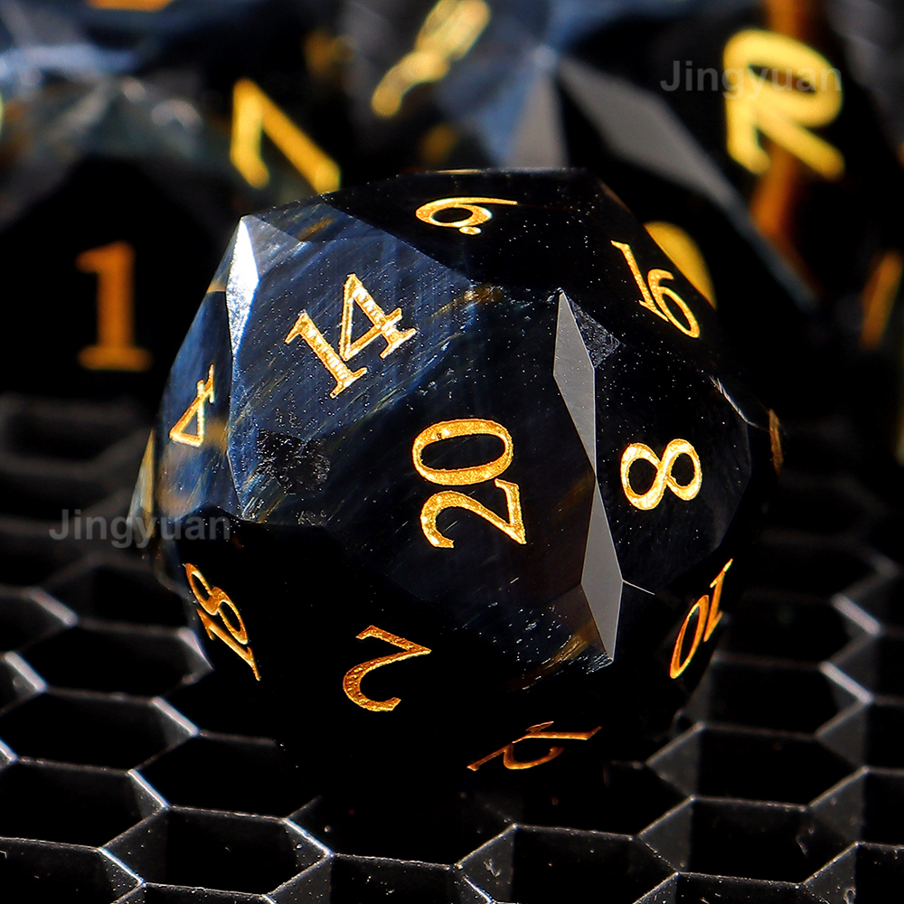 D20-Blue ojos de tigre