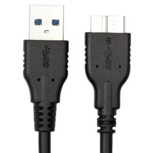 ขายส่งสีดํา USB3.0 AM ถึงข้อมูลขยายไมโครสาย USB 3.0 USB A ชายถึง MICRO B สาย USB สําหรับฮาร์ดดิสก์ไดรฟ์ - Product Image 4