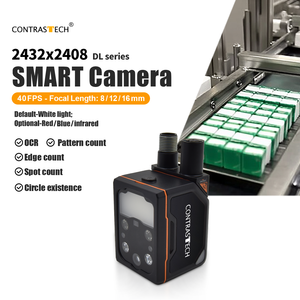 Cámara inteligente Ethernet con sensor de visión AI compacto de 5MP para medición de conteo de piezas de alta velocidad