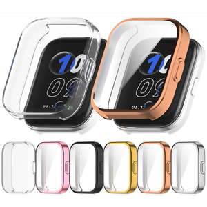 SmartWatch tam ekran koruyucu elektroliz TPU akıllı saat koruyucu durumlarda kapak için Amazfit Bip5 birlik - Product Image 6
