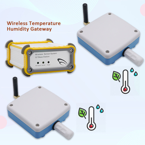 Sensor de temperatura y humedad para sala de servidores 2 juegos Sistema de sensores de humedad de temperatura inalámbrico industrial - Product Image 1
