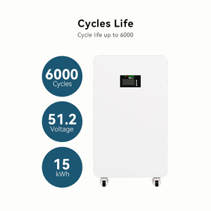 便宜的价格15kWh 30kWh 45kWh贝斯锂电池太阳能存储51.2V 280Ah垂直Lifepo4电池5年保修