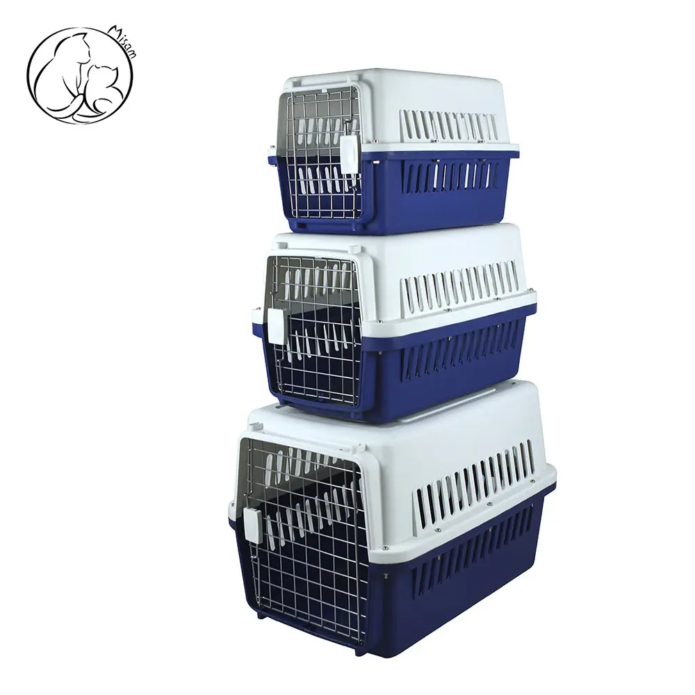 Misam produttore vendita a buon mercato piccola gabbia per cani in plastica all'aperto per trasportino per cuccioli di gatto da viaggio