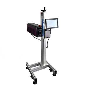 Op Grote Schaal Gebruik Nul Verbruik Kosten Oma L3000 Co2 Vliegende Laser Markering Machine Voor Vervaldatum Partij Serienummer Codering - Product Image 1