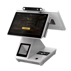 Двойной сенсорный экран автоматическая система windows Smart Pos Android Tablet Pc все в одном безналичная оплата Pos кассовый аппарат - Product Image 1