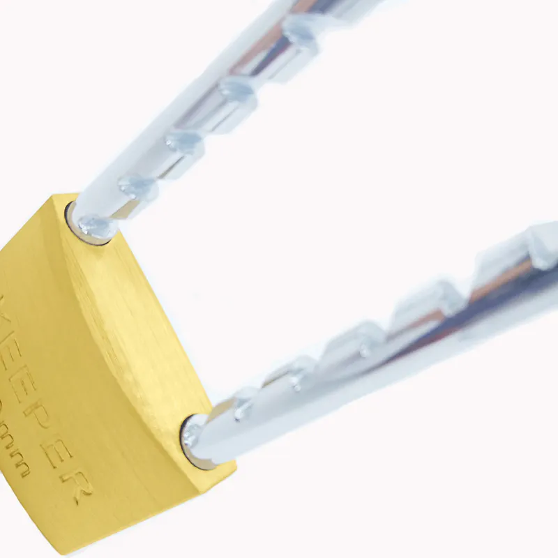 High Security High Quality Adjustable Shackle Padlock Anti Theft Waterproof Brass Padlock