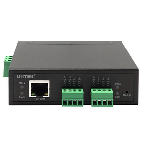 UOTEK Industrial 100M CAN BUS a convertidor Ethernet con protocolo RJ45 TCP IP a 2 puertos Canbus adaptador conector - Product Image 1