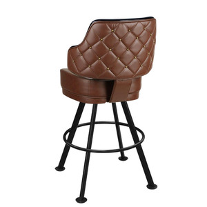 Thương mại 30 "cao da đen chơi game thanh phân với Heavy-Duty Kim Loại Cơ sở cao cấp Mỹ Nhà hàng <span class=keywords><strong>Bar</strong></span> Câu lạc bộ đồ nội thất - Product Image 2