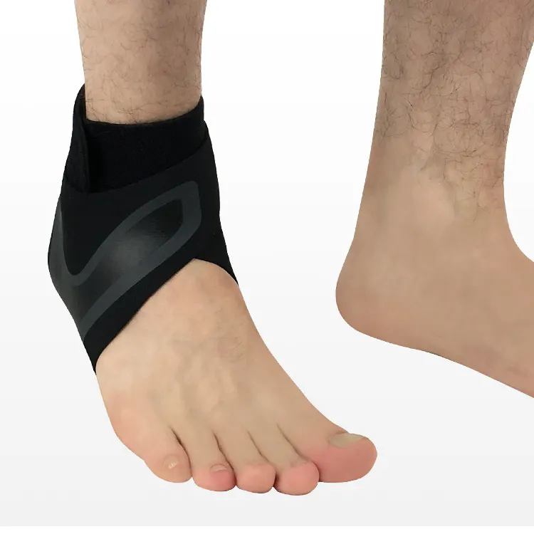 Suporte ajustável para tornozelo, faixa de proteção elástica para pressurizar a faixa do pé, bandagem para proteção fitness, reabilitação da faixa