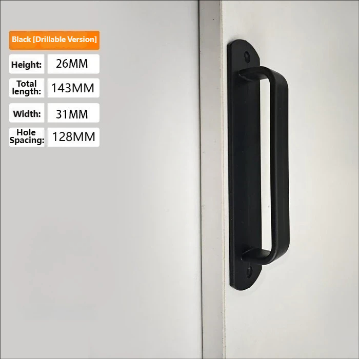 1565#128mm Hole Spacing Black (screw type)