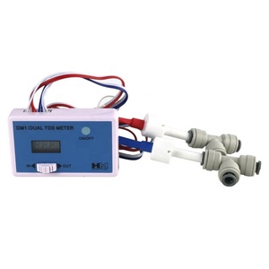 HM Digital Dual Inline TDS Monitor DM-1 with 2 Probes 0 ~ 9990ppm Approx. <strong>1000</strong> Hours of Continuous Use for RO Water <strong>Filter</strong> - Product Image 1