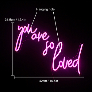 ไฟตัวอักษรเรืองแสงดีไซน์ฟรีจากโรงงานขายตรงไฟภูมิทัศน์ LED สัญญาณนีออนที่กำหนดเอง - Product Image 2