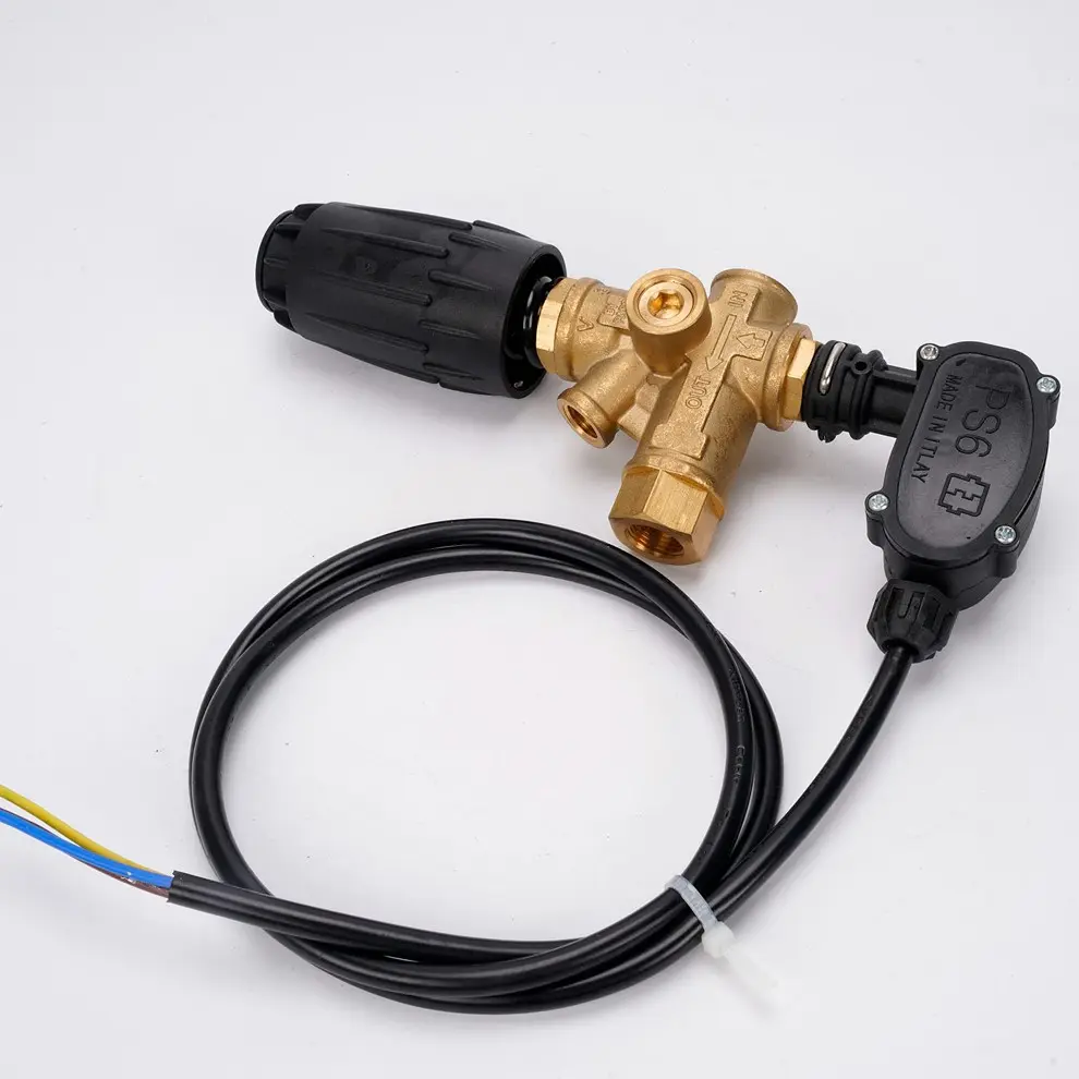 VRT3 Pressure Washer Pump 250bar 3600psi Brass Bypass Regulator
