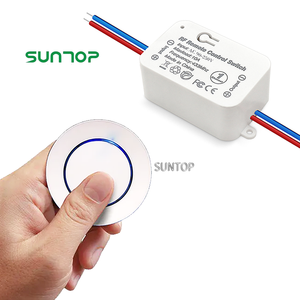 433 MHz Drahtlose Universal fernbedienung AC 110V 220V 10 Ampere HF-Relais empfänger und-sender für Licht - Product Image 1