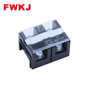 Bloque de terminales de tornillo fijo Serie TC602 603 604 TC, 2 vías, conectores de cable de 600V, tira de terminales de tornillo de barrera eléctrica - Product Image 2