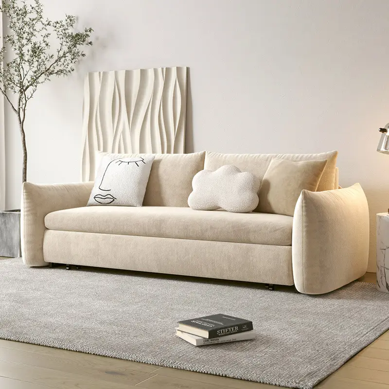 Sofa Cum Tempat Tidur Kayu Multifungsi Furnitur Ruang Tamu Camas Multifungsi Konvertibel Tempat Tidur Sofa Modern