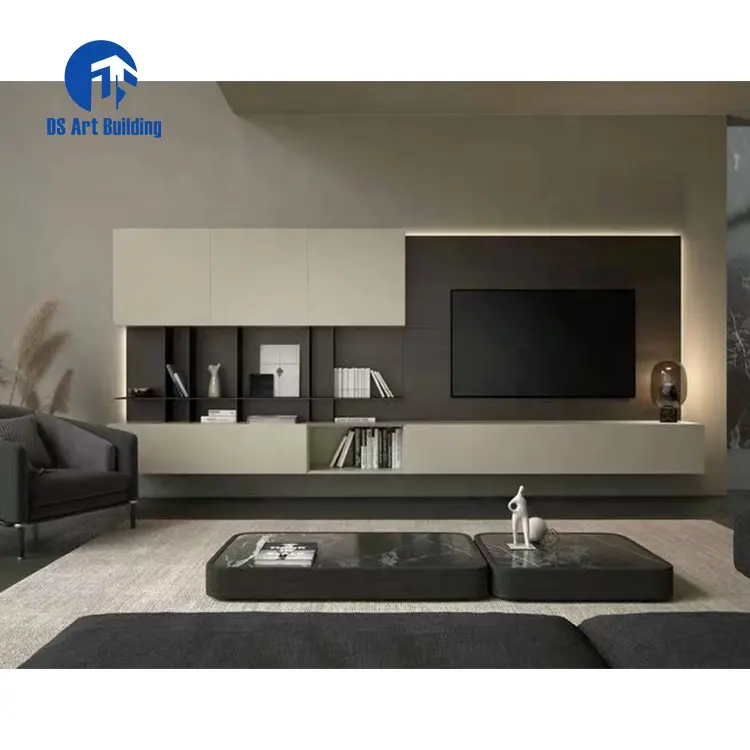 DS nouveau Design meubles de salon de luxe moderne, laque personnalisée, meuble TV