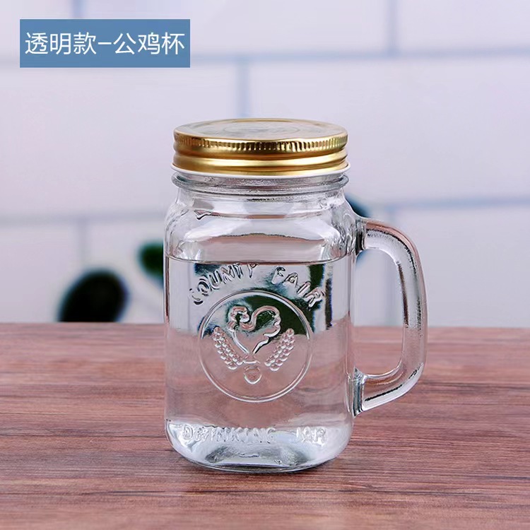 Transparent-cock cup