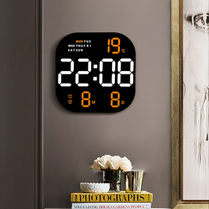 Vendita calda 16 pollici grande LED 10 livello di luminosità regolabile orologio da parete con Timer funzione di memoria conto alla rovescia - Product Image 3