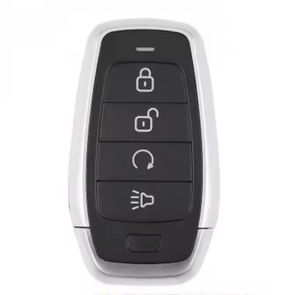 AUTEL IKEYAT004BL 4 pulsanti chiave intelligente universale indipendente con programmatore OBD2 Scanner KM100 IM508 IM608S II - Product Image 1