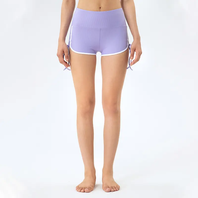 กางเกงออกกำลังกายเอวสูงสำหรับผู้หญิง,กางเกงพีชเอวสูงสำหรับใส่วิ่งยกกระชับสะโพกใหม่