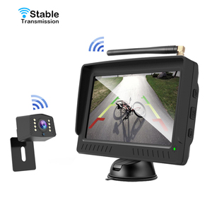 <strong>Wireless</strong> 4.3 Inch Hidden Hd Monitor Night Vision <strong>System</strong> Parking Kit <strong>Reverse</strong> Reversing Aid Backup Van Rear Car Camera with Screen - Product Image 1