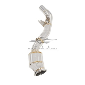 High Flow Exhausted Catted Downpipe <strong>Header</strong> for Land Rover Velar 2.0T 2018-2021 Down Pipe Manifold - Product Image 4
