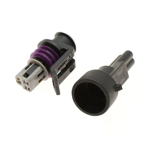 3 Pin <strong>Delphi</strong> LS Tps AEM <strong>MAP</strong> GT150 Auto Connector <strong>Sensor</strong> Throttle Plug Fit for Engine Oil Temp Gauge 15397149 15397275
