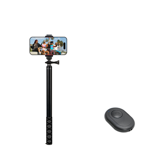 Chất lượng cao Hợp kim nhôm <span class=keywords><strong>Monopod</strong></span> Selfie Stick, 5-phần dài cực thích hợp cho GoPro máy ảnh và điện thoại di động - Product Image 5