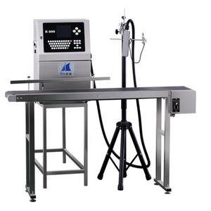 Automatische Plastiktüten flaschen Date Batch Ink Coding Machine mit Förderer