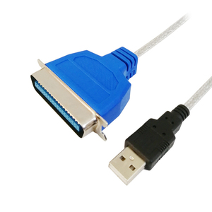 USB到平行IEEE 1284打印机适配器电缆打印IEEE 1284 USB转旧打印机36针支持扫描仪 - Product Image 1